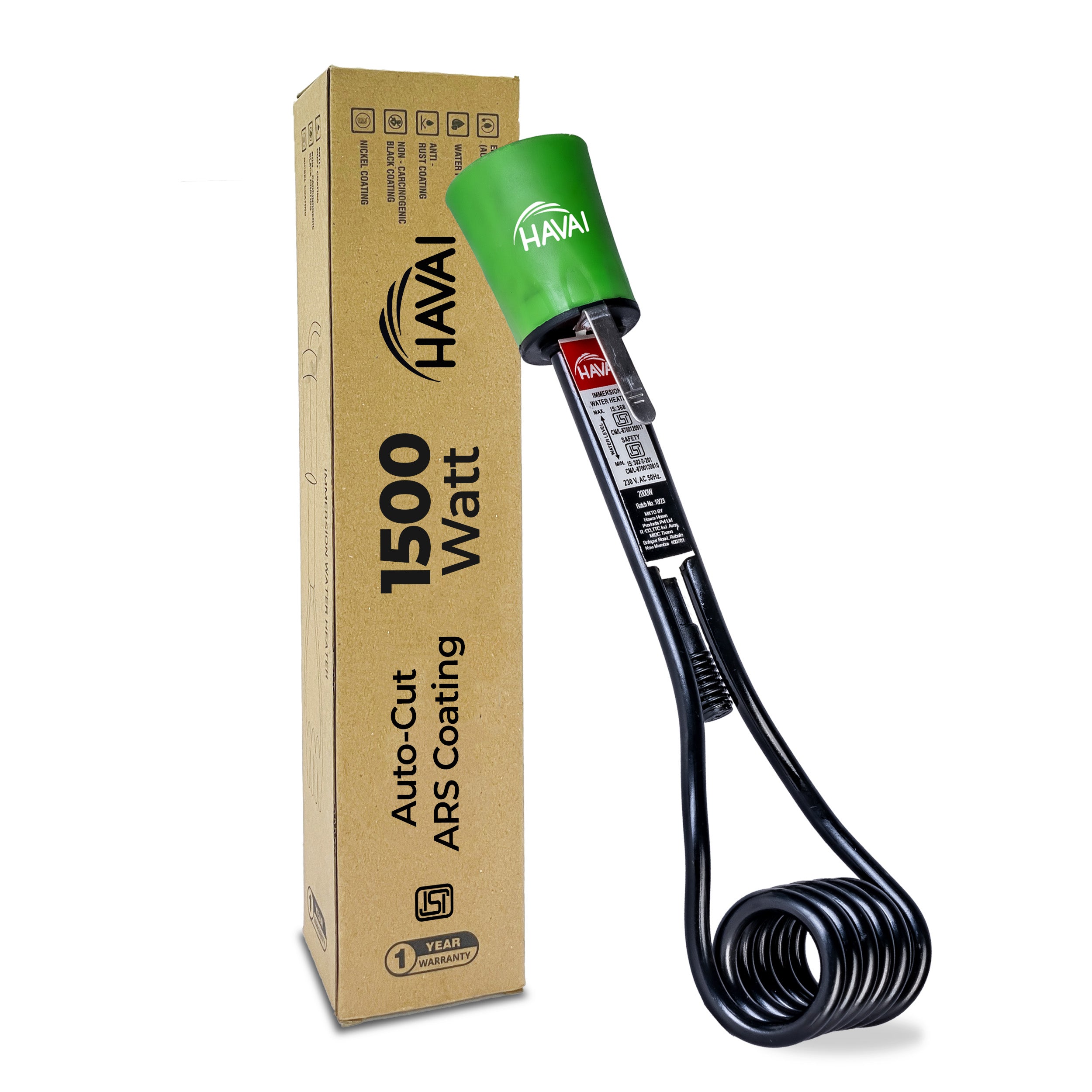 Havai Immersion Rod with ARS Coating Salt Water Protection