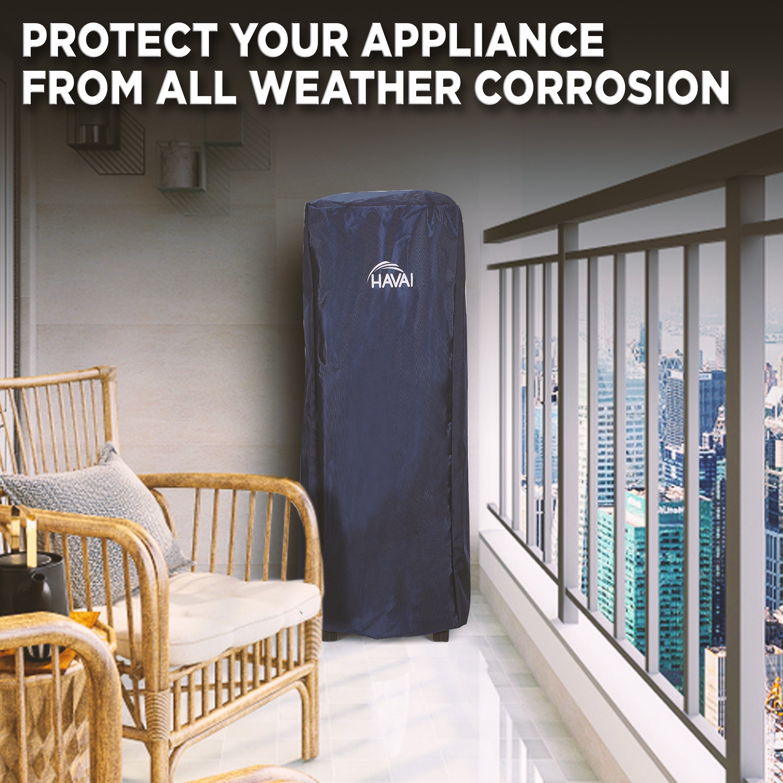 HAVAI Premium Cooler Cover for Havells Supro 55 Litre Desert Cooler Water Resistant.Cover Size(LXBXH) cm: 68 X 64 X 813