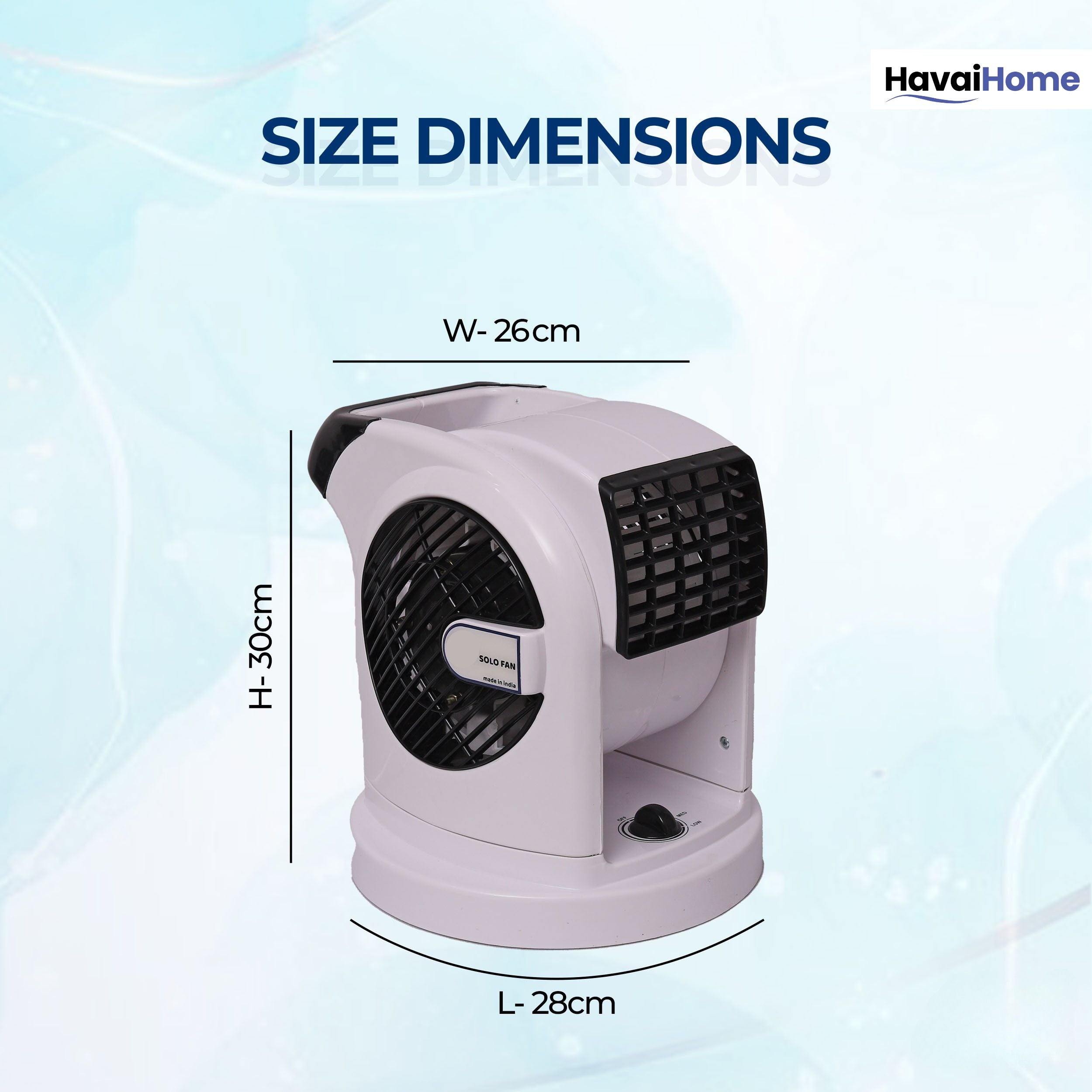 HAVAI Solo Blower Fan - White