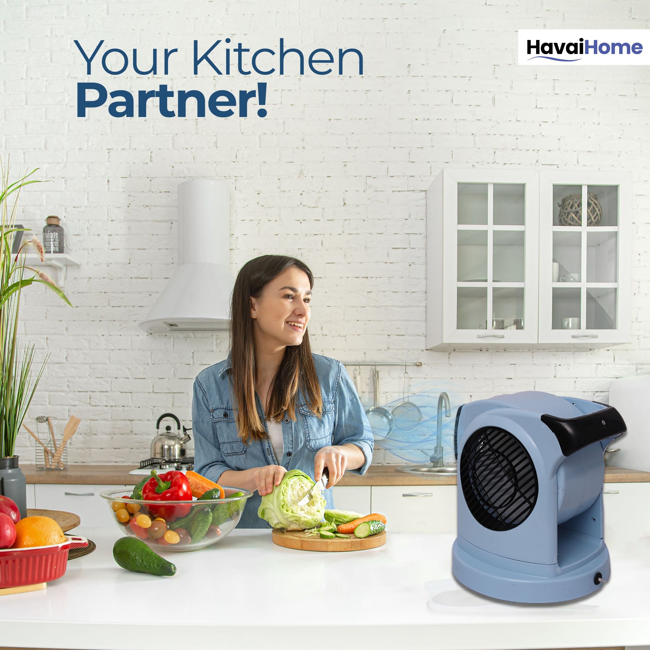 HAVAI Solo Blower Fan - Blue