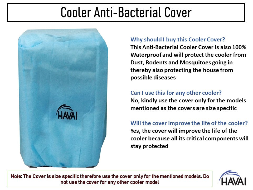 HAVAI Anti Bacterial Cover for Kenstar Tallde 70 Litre Desert Cooler Water Resistant.Cover Size(LXBXH) cm: 63 X 46 X 129