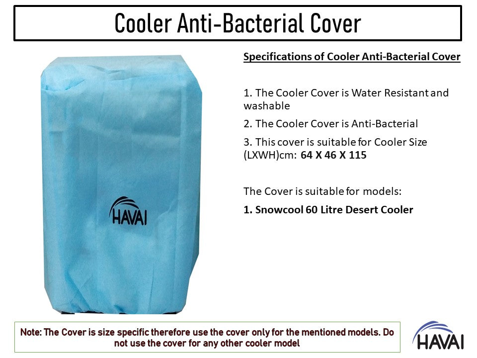 HAVAI Anti Bacterial Cover for Kenstar Snowcool 60 Litre Desert Cooler Water Resistant.Cover Size(LXBXH) cm: 64 X 46 X 115