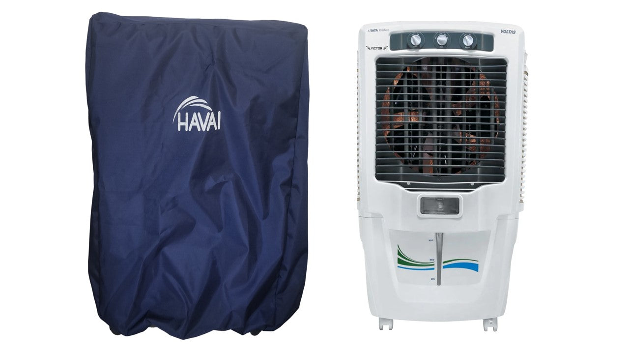 HAVAI Premium Cover for Voltas  Victor 90 Litre Desert Cooler 100% Waterproof Cover Size(LXBXH) cm: 45 x 60 x 113.5