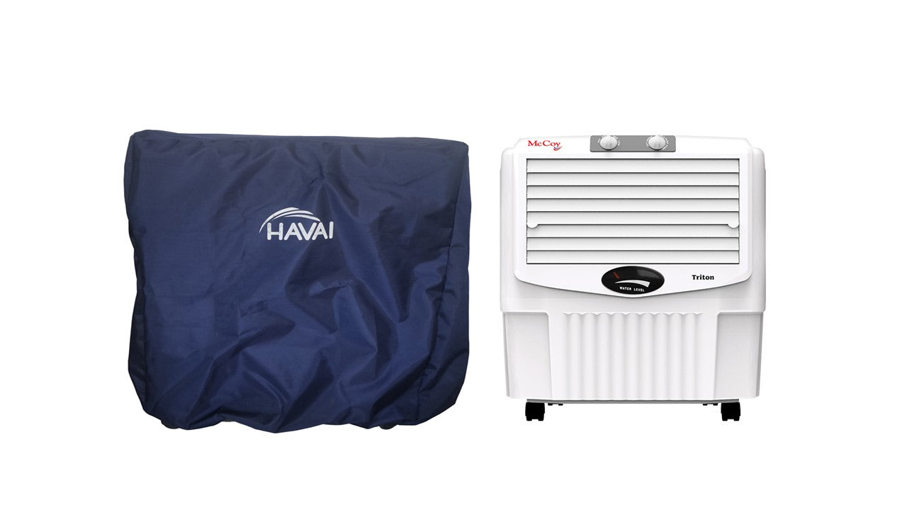 HAVAI Premium Cooler Cover for MCCOY Triton 50Litre Window Cooler Water Resistant.Cover Size(LXBXH) cm: 65.5 x 52 x 65.5