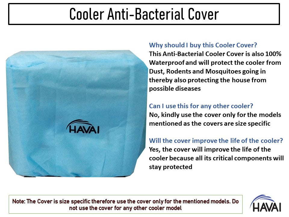 HAVAI Anti Bacterial Cover for Kenstar Ventina 60 Litre Window Cooler Water Resistant.Cover Size(LXBXH) cm: 66 X 60 X 590