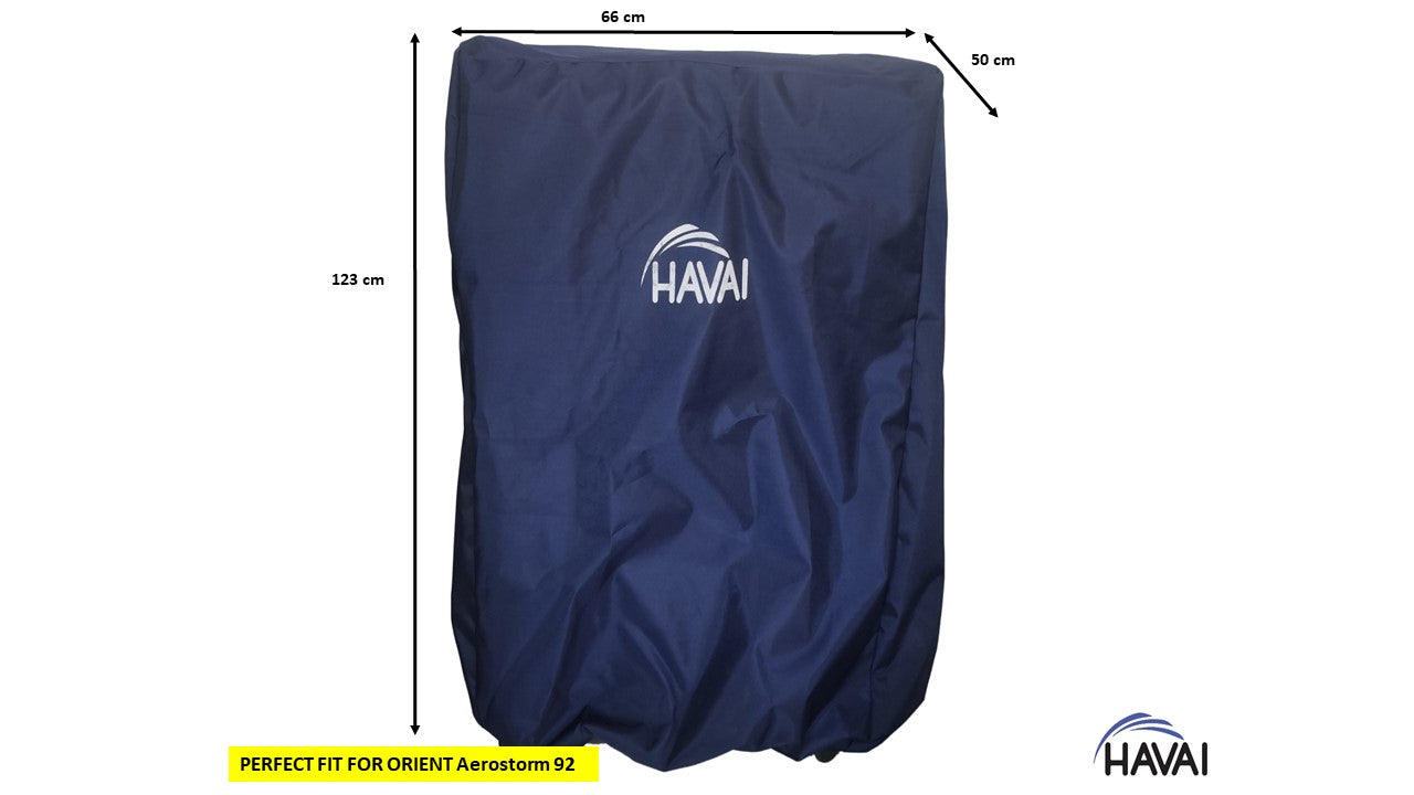 HAVAI Premium Cooler Cover for Orient  Aerostorm 92 Litre Desert Cooler Water Resistant.Cover Size(LXBXH) cm: 66 X 50 X 123