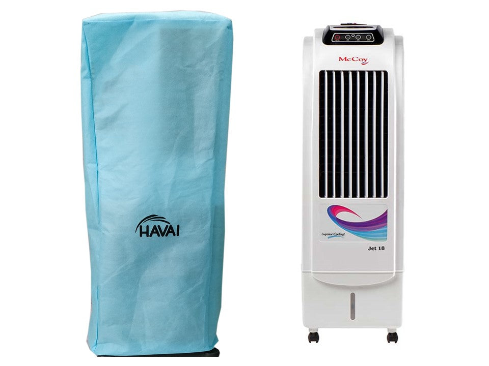 HAVAI Anti Bacterial Cover for McCoy  Jet 18 TC Litre Tower Cooler Water Resistant.Cover Size(LXBXH) cm: 35 x 37 x 105.5