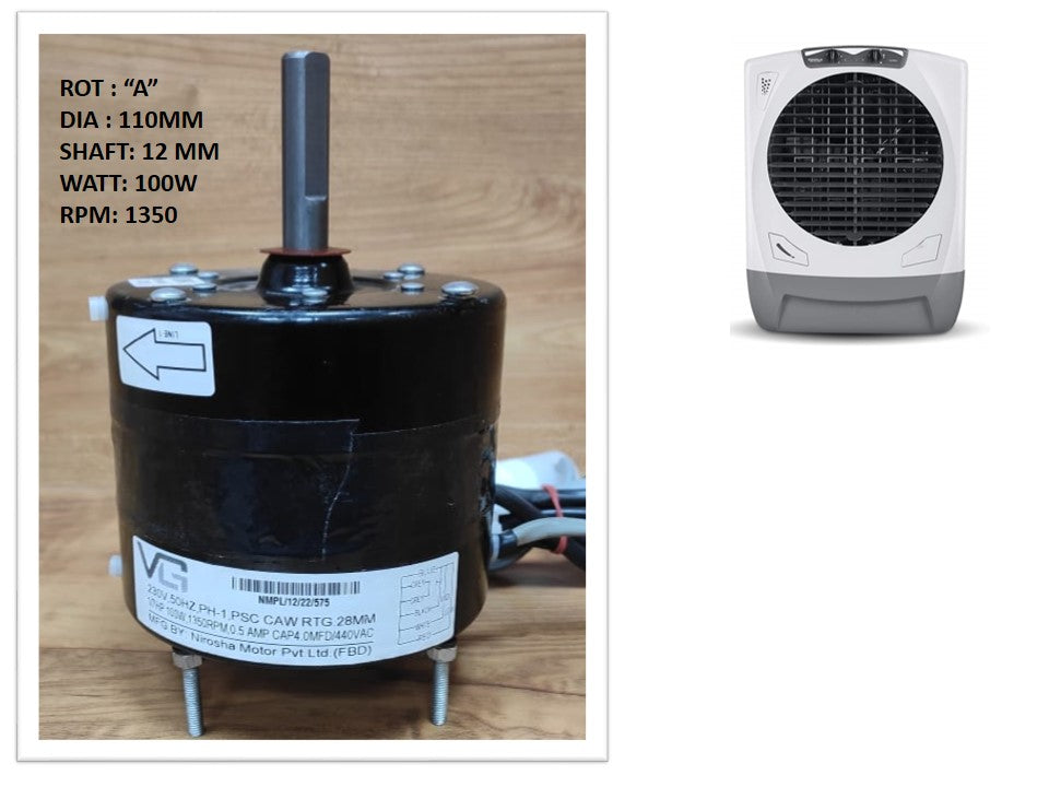 Main/Electric Motor - For Maharaja Whiteline Rambo 65 Litre Desert Cooler