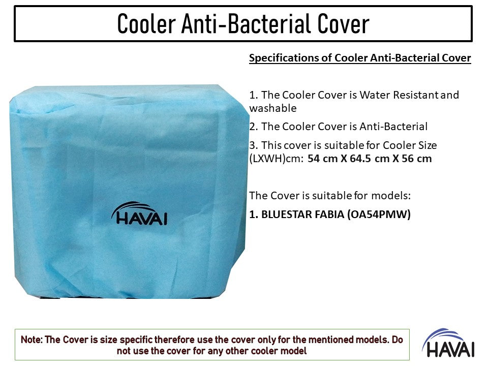 HAVAI Anti Bacterial Cover for Bluestar FABIA (OA54PMW) Window Cooler Water Resistant.Cover Size(LXBXH) cm: 54 x 64.5 x 56