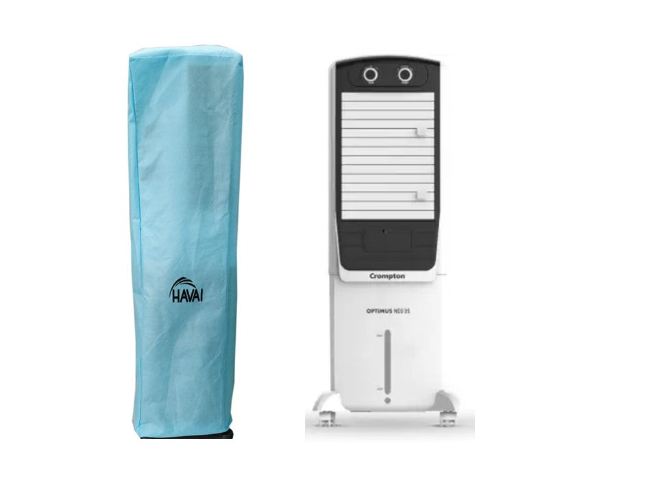 HAVAI Anti Bacterial Cover for Crompton OPTIMUS NEO 35 Litre Tower Cooler Water Resistant.Cover Size(LXBXH) cm: 41 x 46.2 x 66.8
