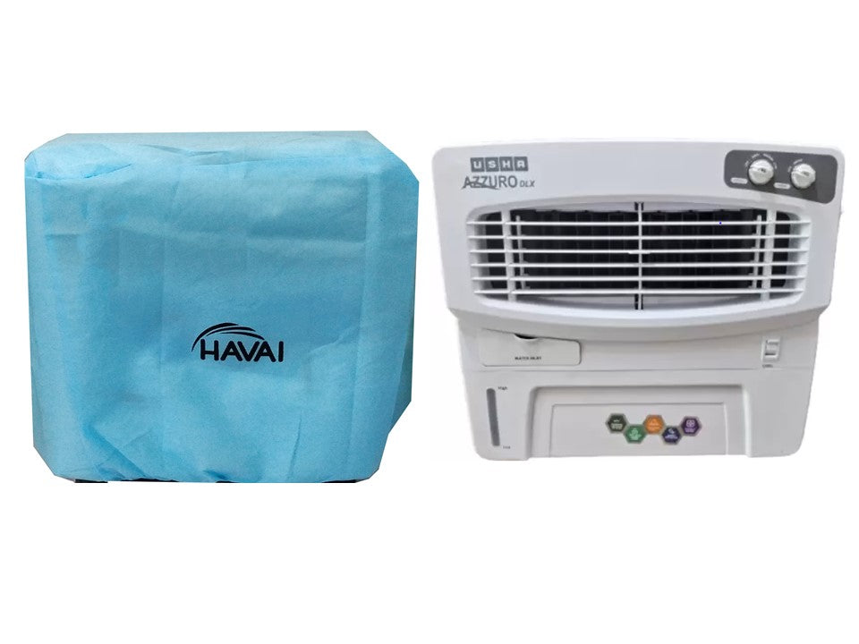HAVAI Anti Bacterial Cover for Usha Azzuro 50  Litre Window Cooler Water Resistant.Cover Size(LXBXH) cm: 55.5 x 56.5 x 67