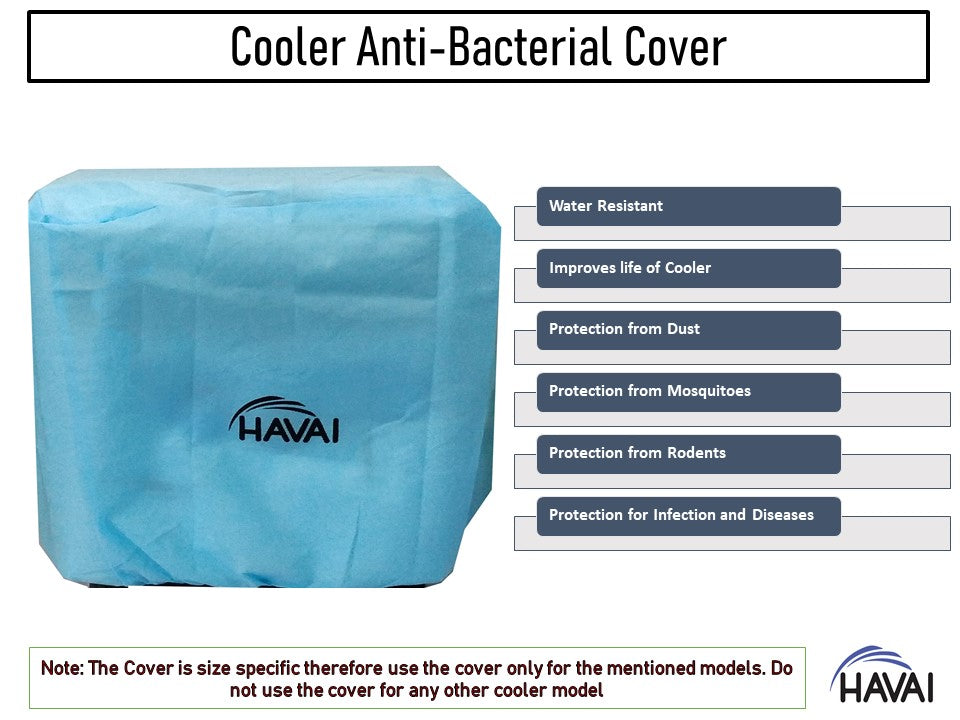 HAVAI Anti Bacterial Cover for Voltas JOY 40 Litre Personal  Cooler Water Resistant.Cover Size(LXBXH) cm: 42 x 43.5 x 80
