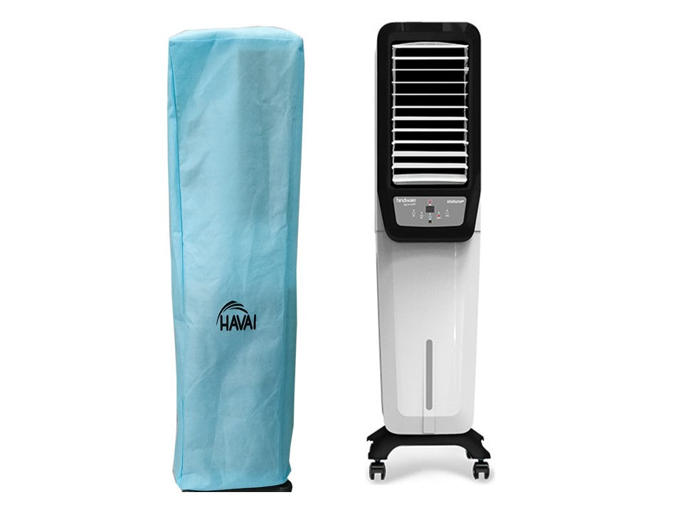HAVAI Anti Bacterial Cover for Hindware STATURA 58L Litre Tower Cooler Water Resistant.Cover Size(LXBXH) cm: 39.5x42.5x143