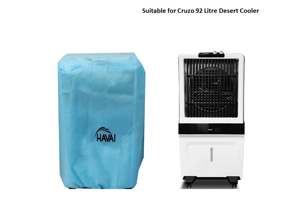 HAVAI Anti Bacterial Cover for Hindware Cruzo 92 Litre Desert Cooler Water Resistant.Cover Size(LXBXH) cm: 66 X 40 X 134
