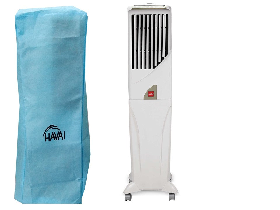 HAVAI Anti Bacterial Cover for Cello Tower 50 Litre Tower Cooler Water Resistant.Cover Size(LXBXH) cm: 36 x 34 x 128)