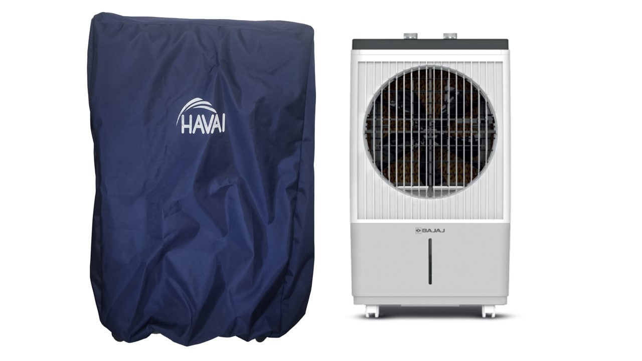 HAVAI Premium Cover for BAJAJ DMH70 Litre Desert Cooler 100% Waterproof Cover Size(LXBXH) cm:69 x 53 x 110