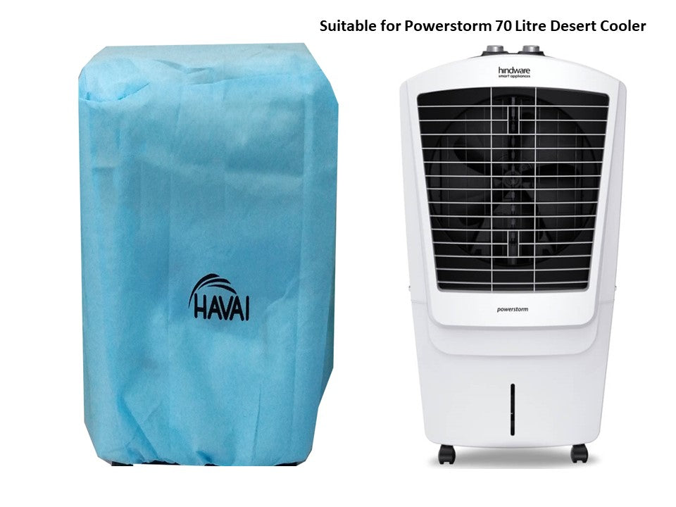 HAVAI Anti Bacterial Cover for Hindware Powerstorm 70 Litre Desert Cooler Water Resistant.Cover Size(LXBXH) cm: 64 X 45 X 118