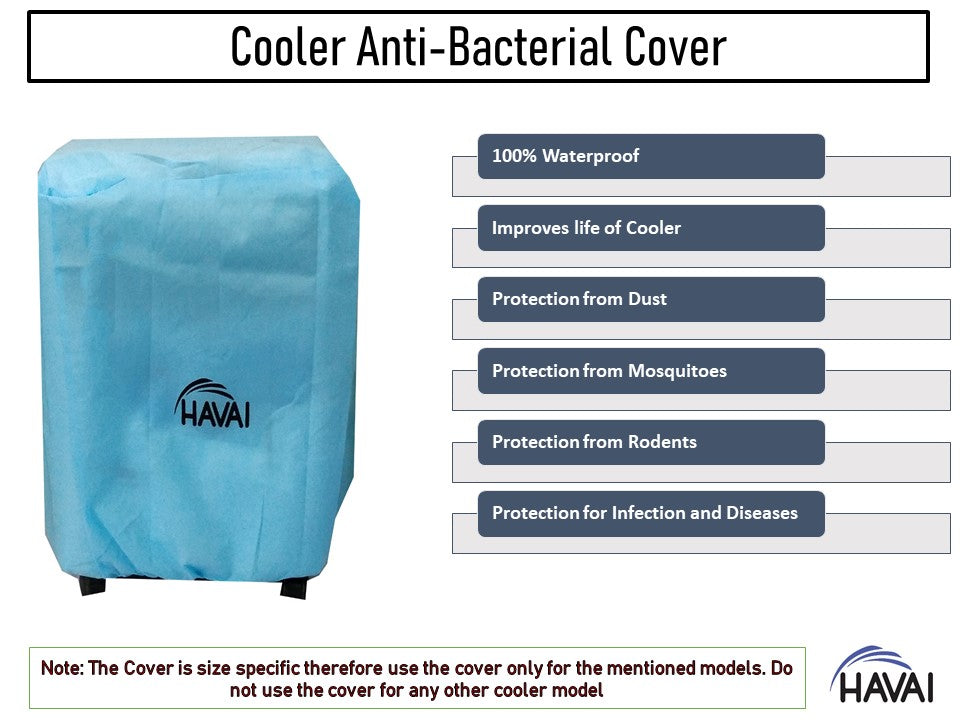 HAVAI Anti Bacterial Cover for Crompton Ginie Neo 10L Litre Personal Cooler Water Resistant. Cover Size(LXBXH) cm:27 x 29 x 52