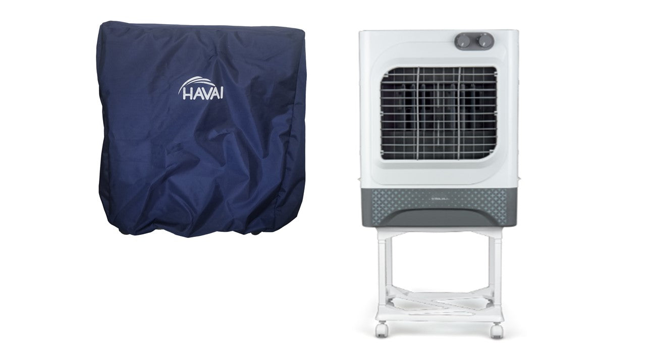 HAVAI Premium Cover for BAJAJ MDB60 Litre Window Cooler 100% Waterproof Cover Size(LXBXH) cm: 67.5 x 69 x 100