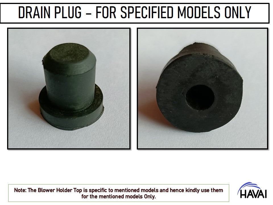 HAVAI Black Drain Plug - For Specific Models ONLY