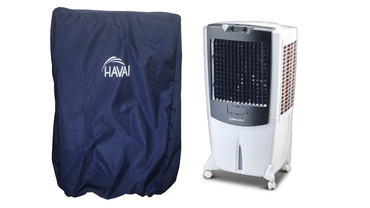 HAVAI Premium Cover for BAJAJ DMH 60 Litre Desert Cooler 100% Waterproof Cover Size(LXBXH) cm: 63.5 x 35 x 95