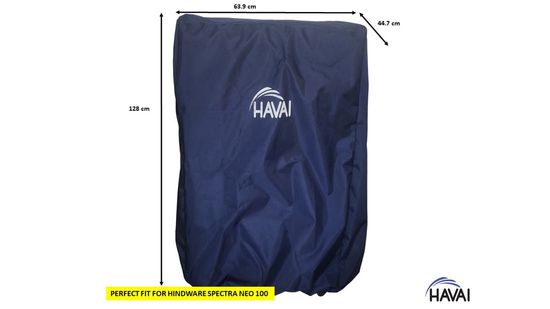 HAVAI Premium Cooler Cover for HINDWARE SPECTRA NEO 100Litre Desert Cooler Water Resistant.Cover Size(LXBXH) cm: 63.9x44.7x128