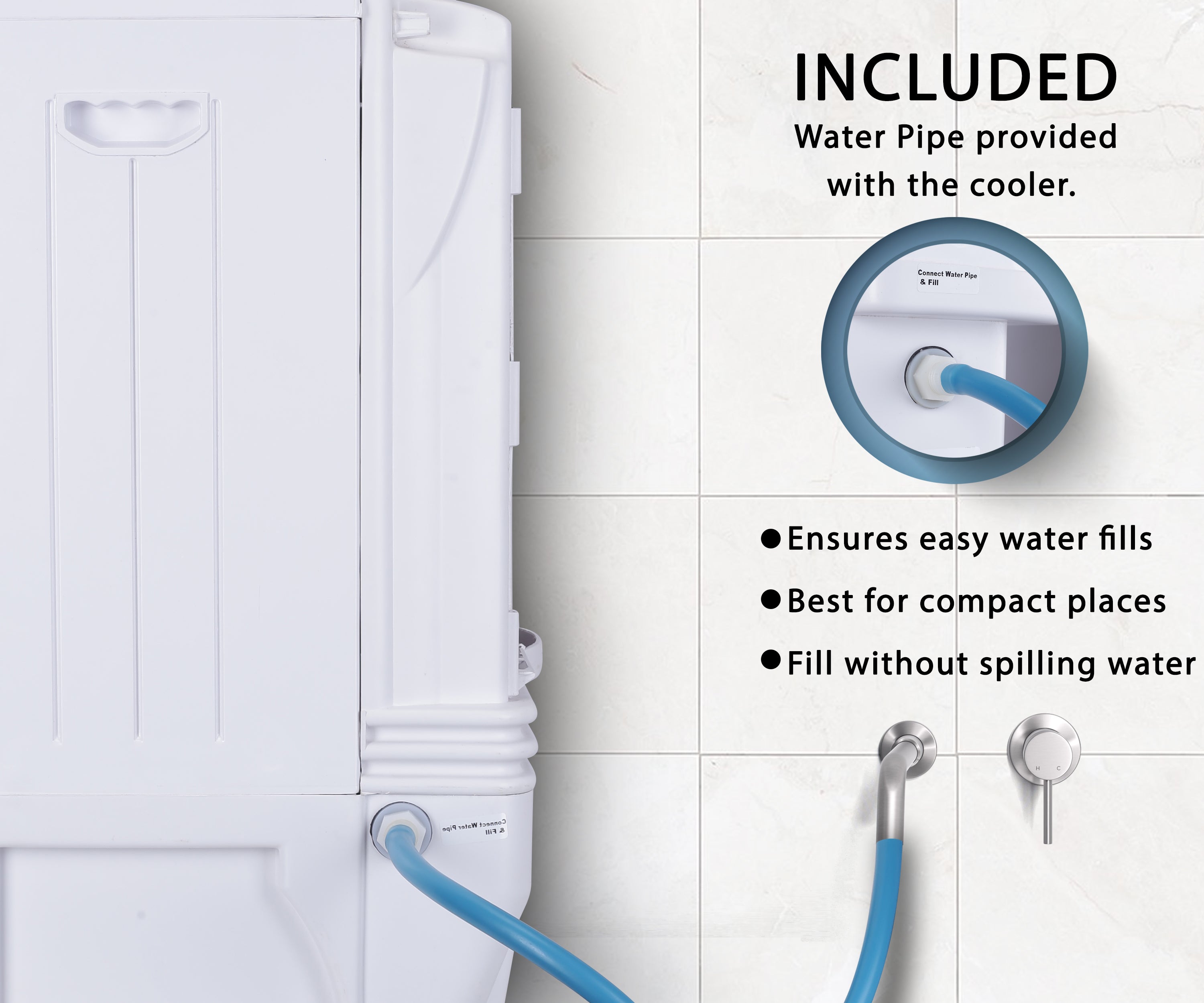 HAVAI Simba Personal Cooler with Blower - 20L, White