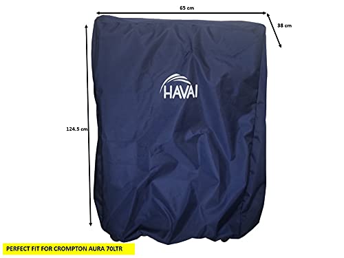 HAVAI Premium Cover for Crompton Aura 70 Litre Desert Cooler 100% Waterproof Cover Size(LXBXH) cm: 65 X 38 X 124.5