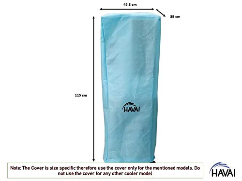 HAVAI Anti Bacterial Cover for Symphony Diet 3D 40i Black Tower Cooler Water Resistant.Cover Size(LXBXH) cm:45.8 X 39 X 115
