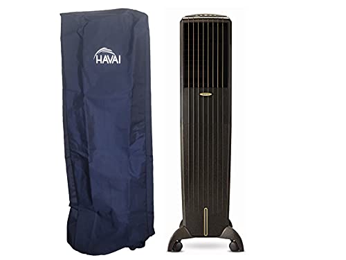 HAVAI Premium Cover for Symphony 50i Sense Black Diet Tower Cooler 100% Waterproof Cover Size(LXBXH) cm:43 X 36 X 134.5