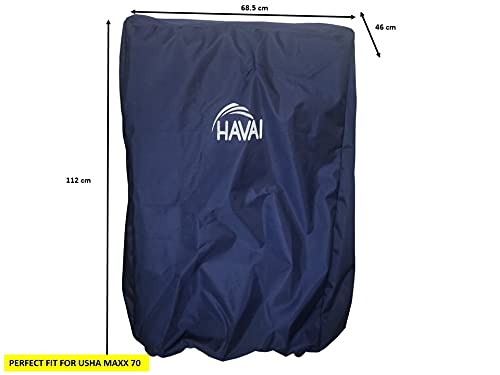 HAVAI Premium Cover for Usha Maxx Air 70 Litre Desert Cooler 100% Waterproof Cover Size(LXBXH) cm:68.5 X 46 X 112