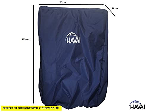 HAVAI Premium Cover for Honeywell CL610PM 52 Litre Desert Cooler 100% Waterproof Cover Size(LXBXH) cm: 70 X 46 X 105
