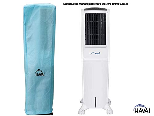 HAVAI Anti Bacterial Cover for Maharaja Whiteline Blizzard 50 Litre Tower Cooler Water Resistant. Cover Size(LXBXH) cm: 38 X 44 X 129