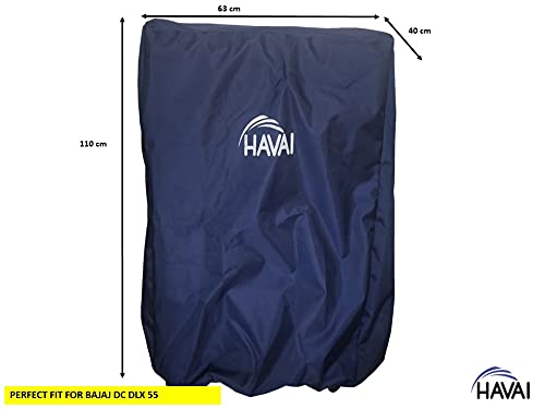HAVAI Premium Cover for Bajaj DC DLX 55 Litre Desert Cooler 100% Waterproof Cover Size(LXBXH) cm: 63 X 40 X 110