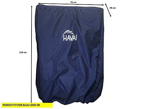 HAVAI Premium Cover for Bajaj DMH 95 Litre Desert Cooler 100% Waterproof Cover Size(LXBXH) cm: 72 X 59 X 119