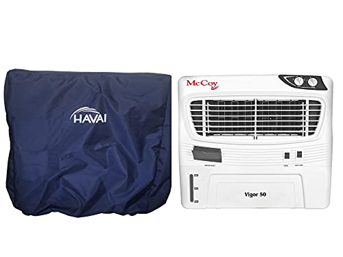 HAVAI Premium Cover for McCoy Vigor 50 Litre Window Cooler 100% Waterproof Cover Size(LXBXH) cm:64 X 53 X 55