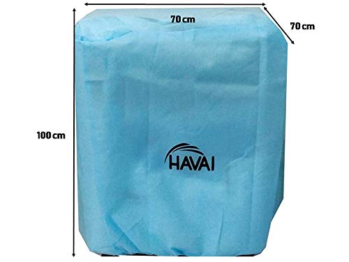 HAVAI Anti Bacterial Cover with Size (LXBXH) cm: 70 X 70 X 100. Water Resistant, Blue Colour