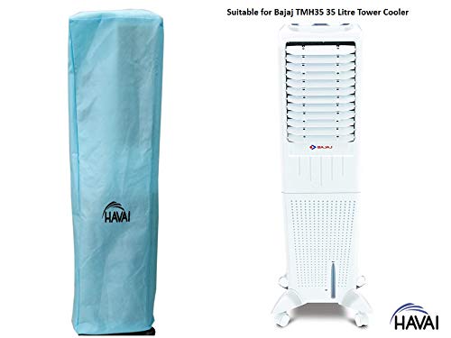HAVAI Anti Bacterial Cover for Bajaj TMH35 35 Litre Tower Cooler Water Resistant. Cover Size(LXBXH) cm: 32 X 34 X 111