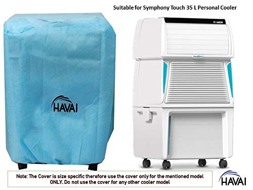 HAVAI Anti Bacterial Cover for Symphony Touch 35 Litre Personal Cooler Water Resistant.Cover Size(LXBXH) cm: 48 X 36 X 81.3