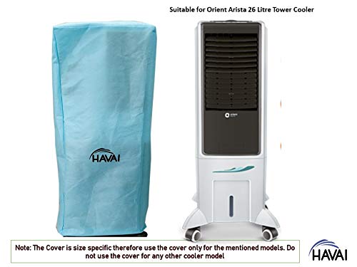 HAVAI Anti Bacterial Cover for Orient Arista 24 Litre Tower Cooler Water Resistant.Cover Size(LXBXH) cm: 40.4 X 41.4 X 103