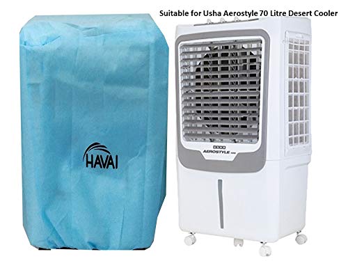 HAVAI Anti Bacterial Cover for USHA Aerostyle 70 Litre Desert Cooler Water Resistant.Cover Size(LXBXH) cm:70.5 X 49 X 126
