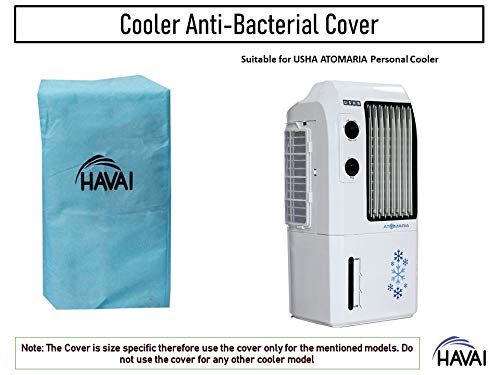 HAVAI Anti Bacterial Cover for USHA Atomaria 9 Litre Personal Cooler Water Resistant.Cover Size(LXBXH) cm: 25 X 27.5 X 65.5