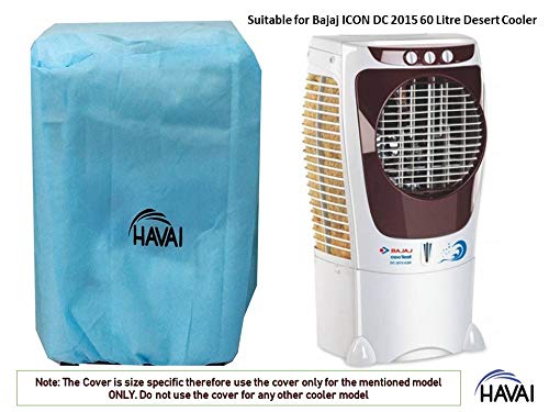 HAVAI Anti Bacterial Cover for Bajaj DC 2015 ICON 43 Litre Desert Cooler Water Resistant.Cover Size(LXBXH) cm:46.5 X 30.8 X 84