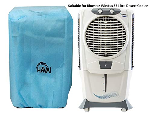 HAVAI Anti Bacterial Cover for Bluestar Windus 55 Litre Desert Cooler Water Resistant.Cover Size(LXBXH) cm: 61 X 42.5 X 112