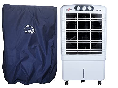 HAVAI Premium Cover for Kenstar Hercules 80 Litre Desert Cooler 100% Waterproof Cover Size(LXBXH) cm:65 X 51 X 114