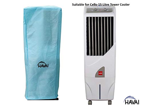 HAVAI Anti Bacterial Cover for Cello 15 Litre Tower Cooler Water Resistant.Cover Size(LXBXH) cm: 36 X 34 X 88