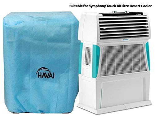 HAVAI Anti Bacterial Cover for Symphony Touch 80 Litre Desert Cooler Water Resistant.Cover Size(LXBXH) cm: 77.3 X 44 X 112.5