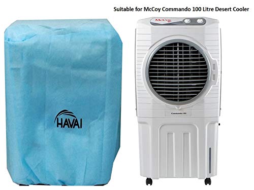 HAVAI Anti Bacterial Cover for McCoy Commando 100 Litre Desert Cooler Water Resistant.Cover Size(LXBXH) cm: 64 X 51 X 125