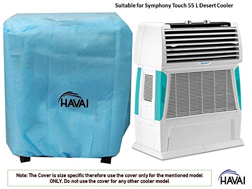 HAVAI Anti Bacterial Cover for Symphony Touch 55 Litre Desert Cooler Water Resistant.Cover Size(LXBXH) cm: 77.3 X 44 X 97