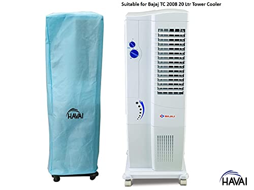 HAVAI Anti Bacterial Cover for Bajaj TC 2008 Litre Tower Cooler Water Resistant.Cover Size(LXBXH) cm: 39 X 39 X 100